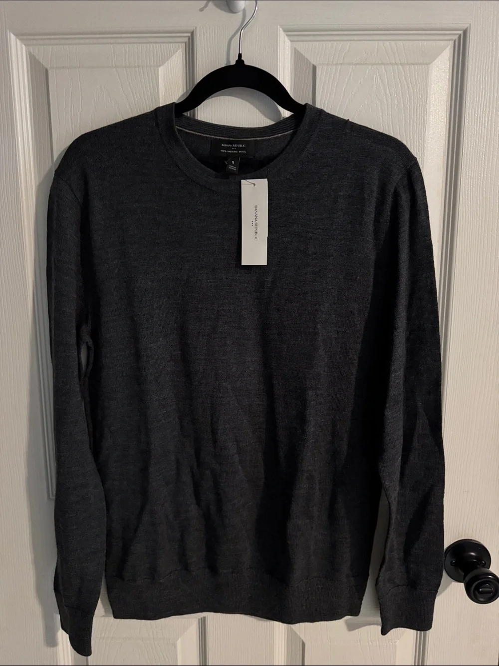 Banana Republic Charcoal Crewneck Sweater